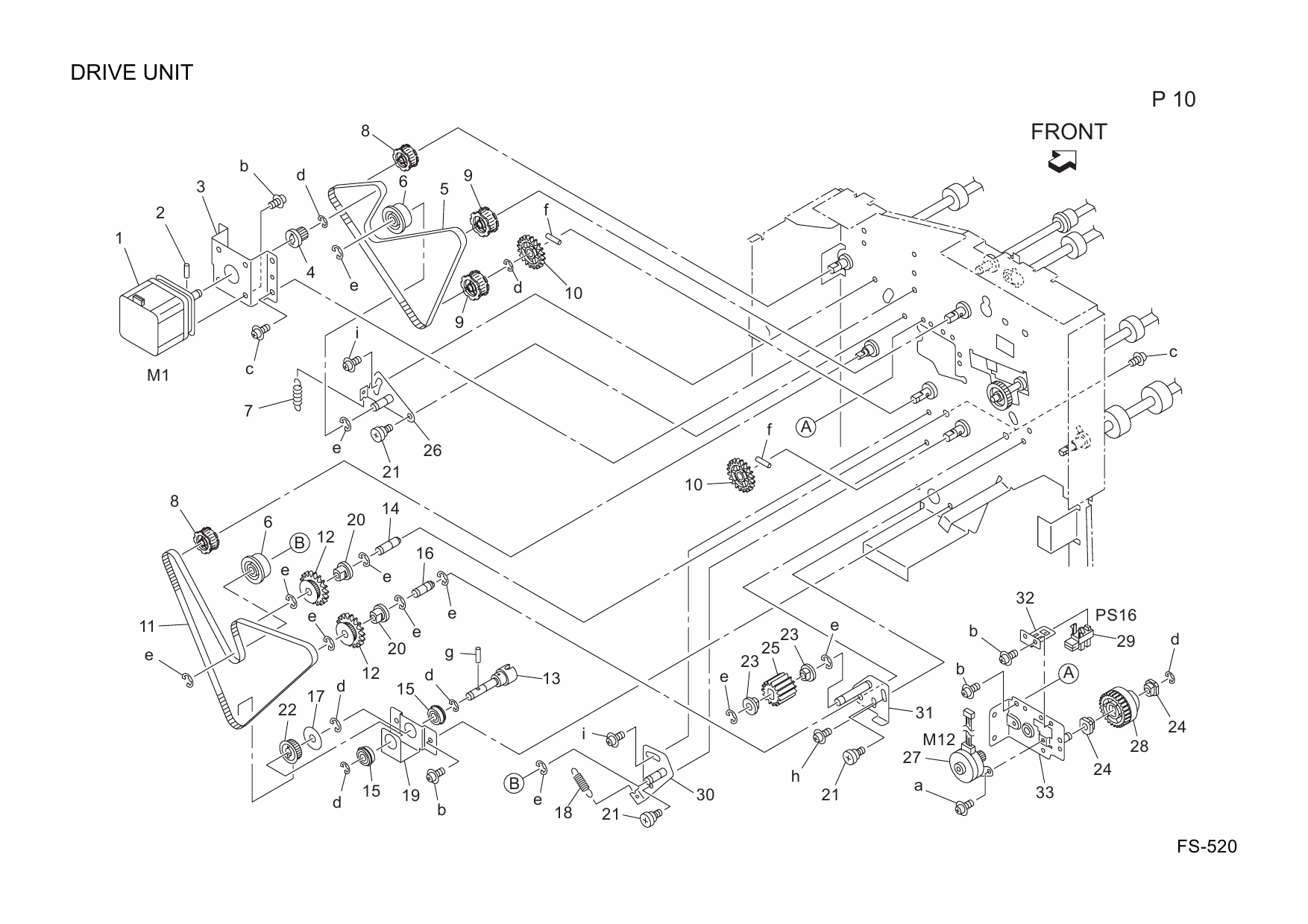 Konica-Minolta Options FS-520 A0DR Parts Manual-4